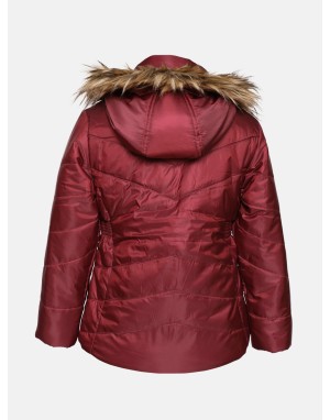 Girls  Quilted jacket mulberry